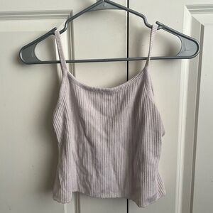 Women's Ribbed Tank Top - Light Pink